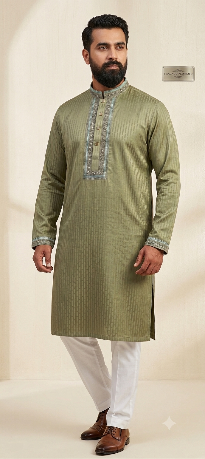 Premium embroidery panjabi